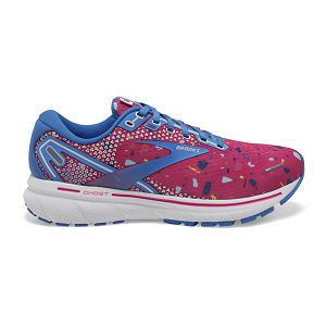 Brooks Ghost 14 Road Running Shoes - Womens, Red/Blue/White | IE-KEX083752